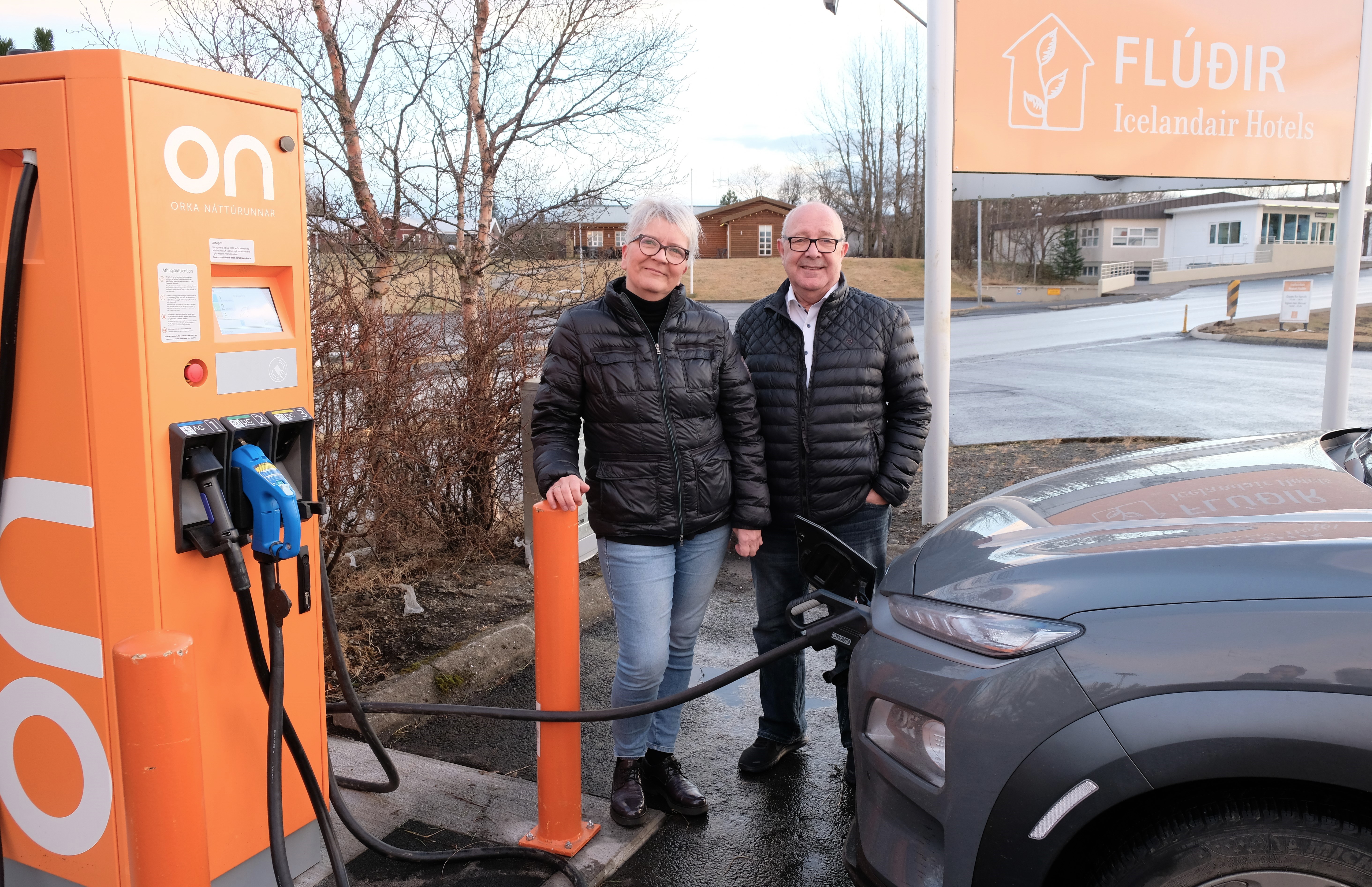 ON hraðhleðsla á Flúðum liður í bættri þjónustu við ferðamenn