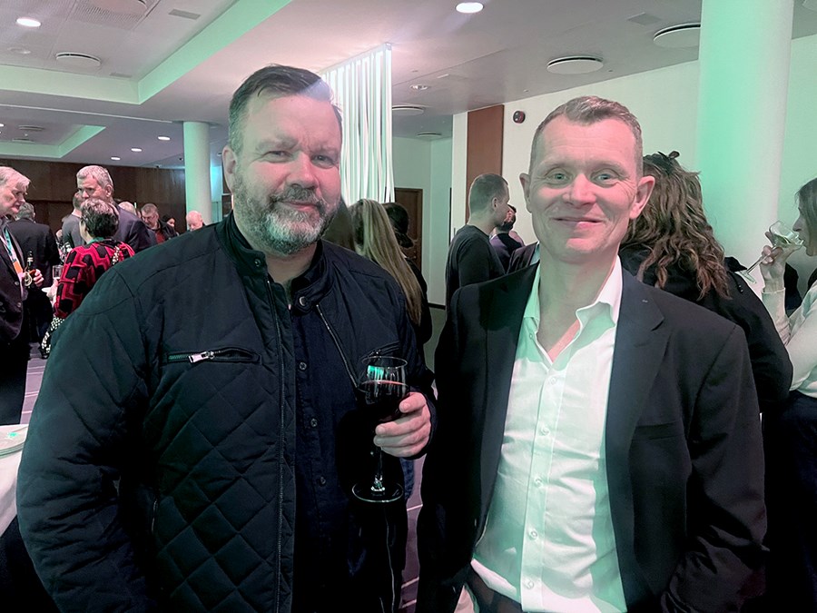 Jón Kristófer Sigmarsson og Agnar Þór Magnússon, sem er nýr stjórnarmaður í búgreinadeild hrossabænda