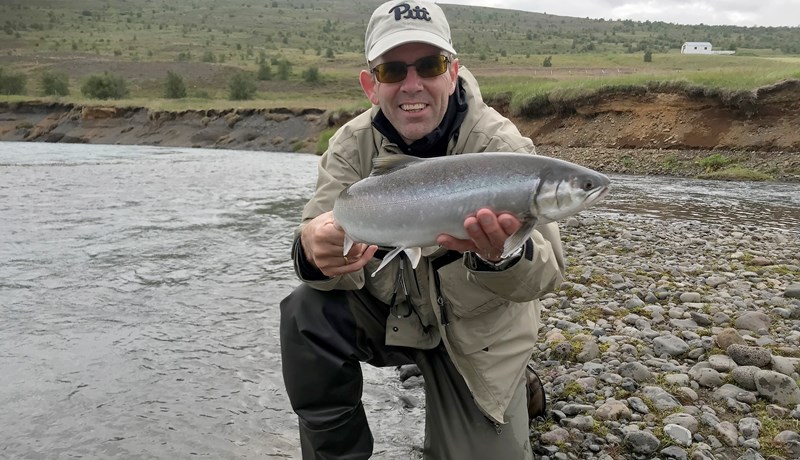 Bleikjan farin að gera vart við sig í Hörgá