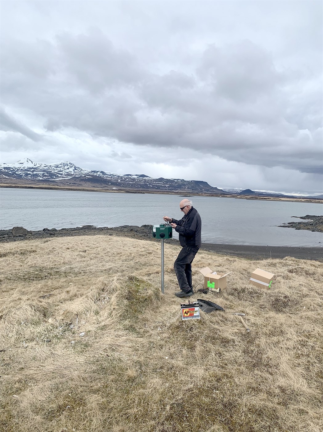 Fuglavarnir til bjargar laxaseiðum