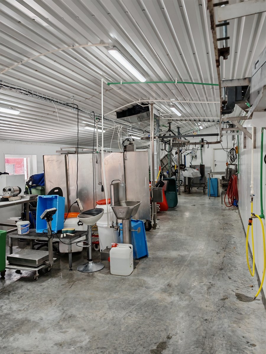 Frá Sláturaðstöðunni á Refsstað.