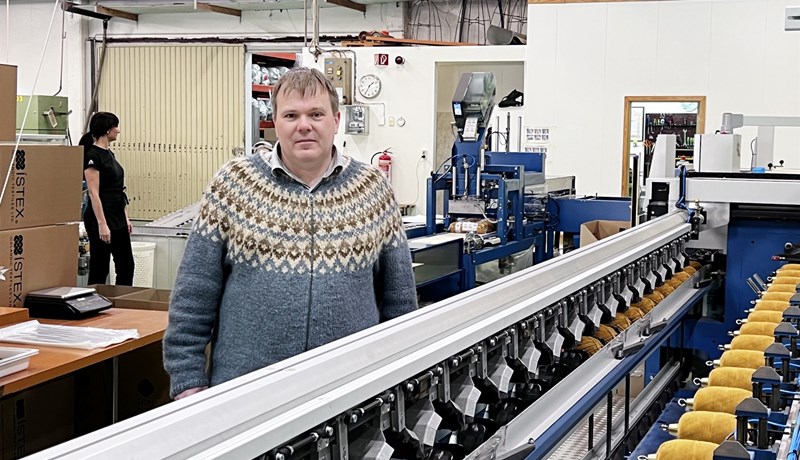 Ullarinnlegg dregst saman en sala eykst