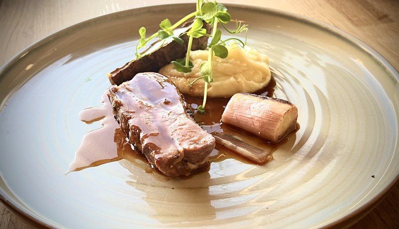 Steikt lamba rib-eye