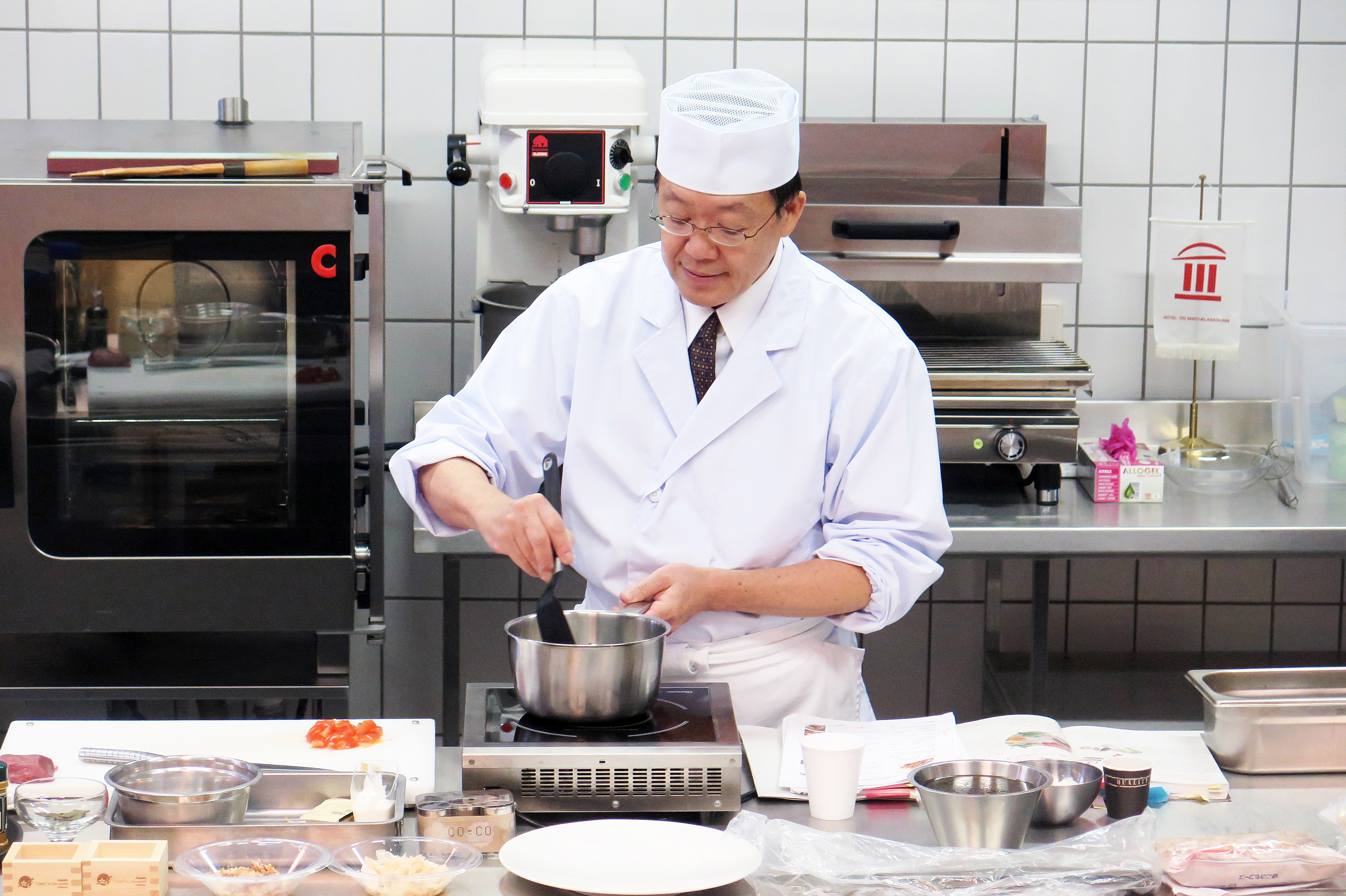 Þangsoð og japanskt lambakarrí