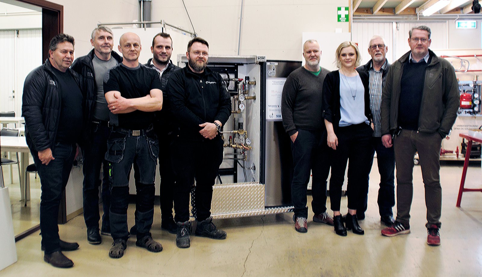 Tækniskólinn fékk veglega gjöf sem nýtist vel við kennslu í pípulögnum