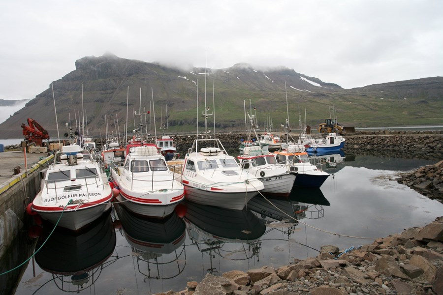 Höfnin í Norðurfirði. /VH