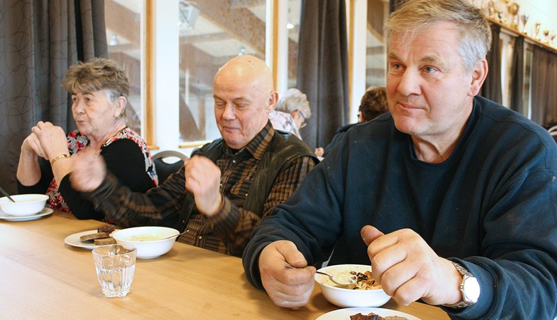 Mjólkurgrautur og slátur í boði í hádegissamveru