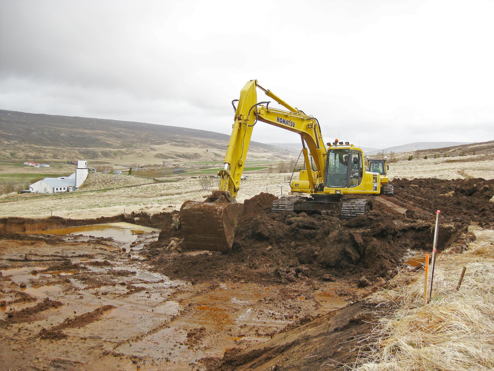 Framkvæmdir hafnar við Kárhól í Reykjadal