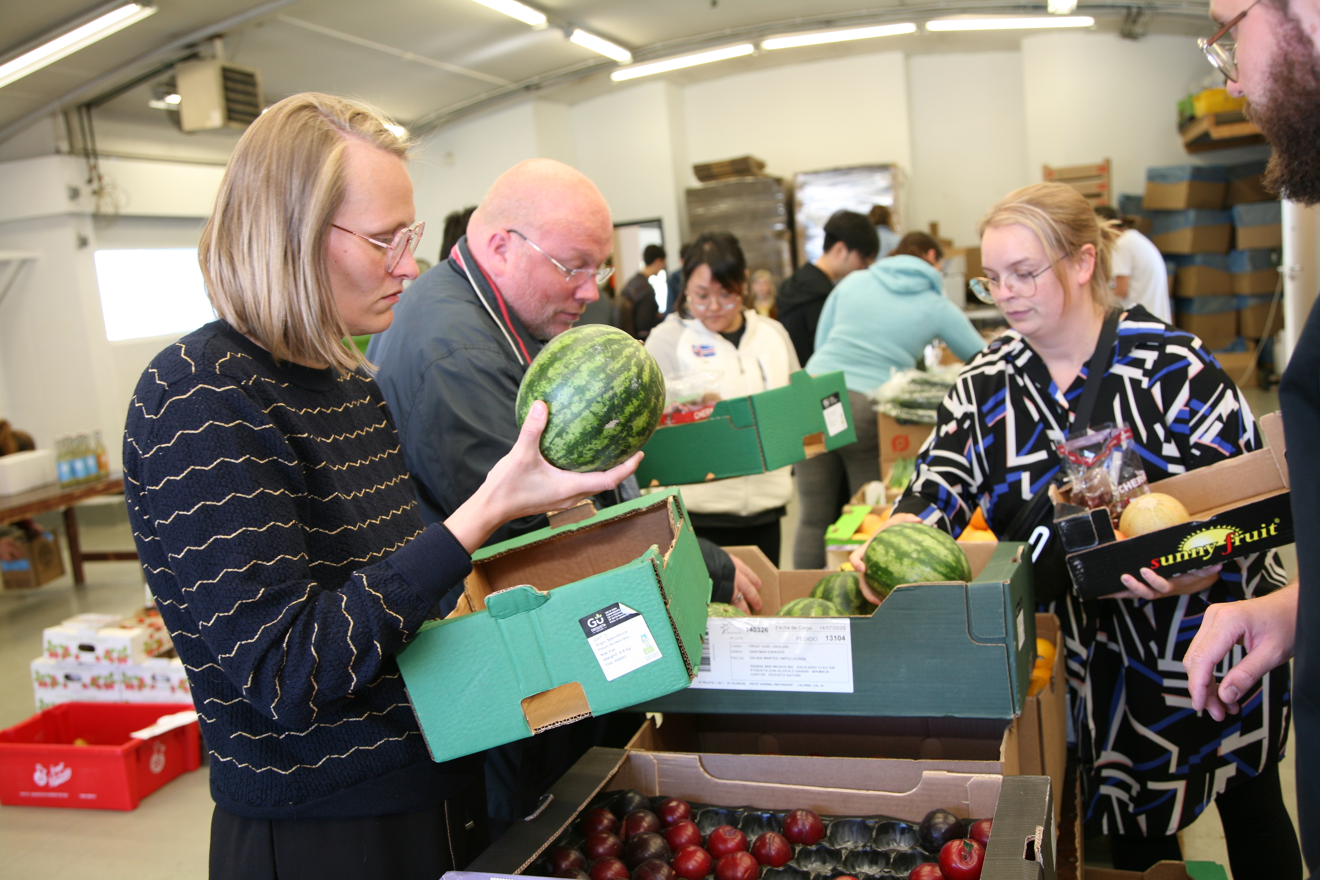 Á markaði á dögunum við Skúlagötu í Reykjavík seldu hjónin vörur sínar undir merkjum Austurlands Food Coop ásamt fleirum.