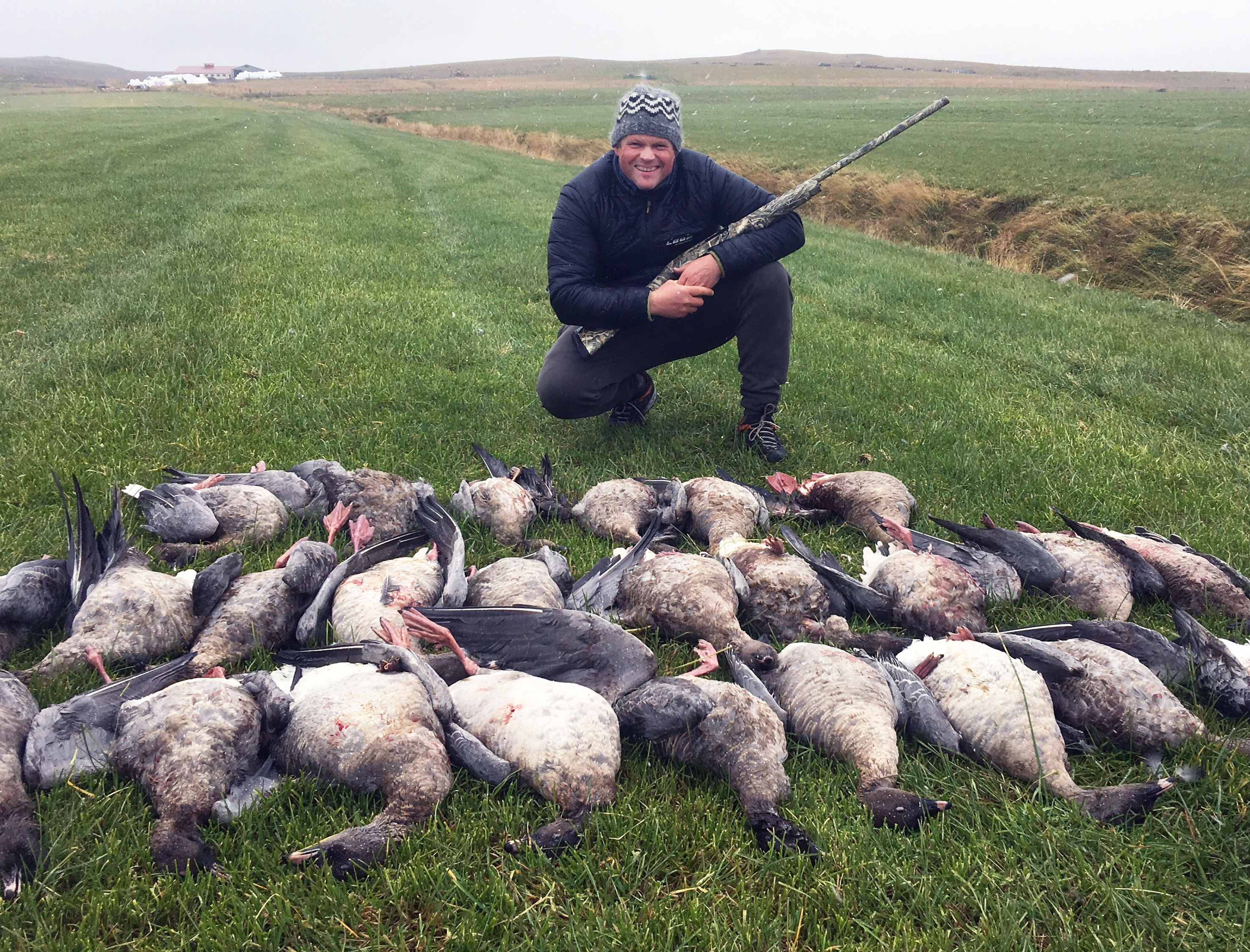 Víða veitt í sumar á stöng og byssu