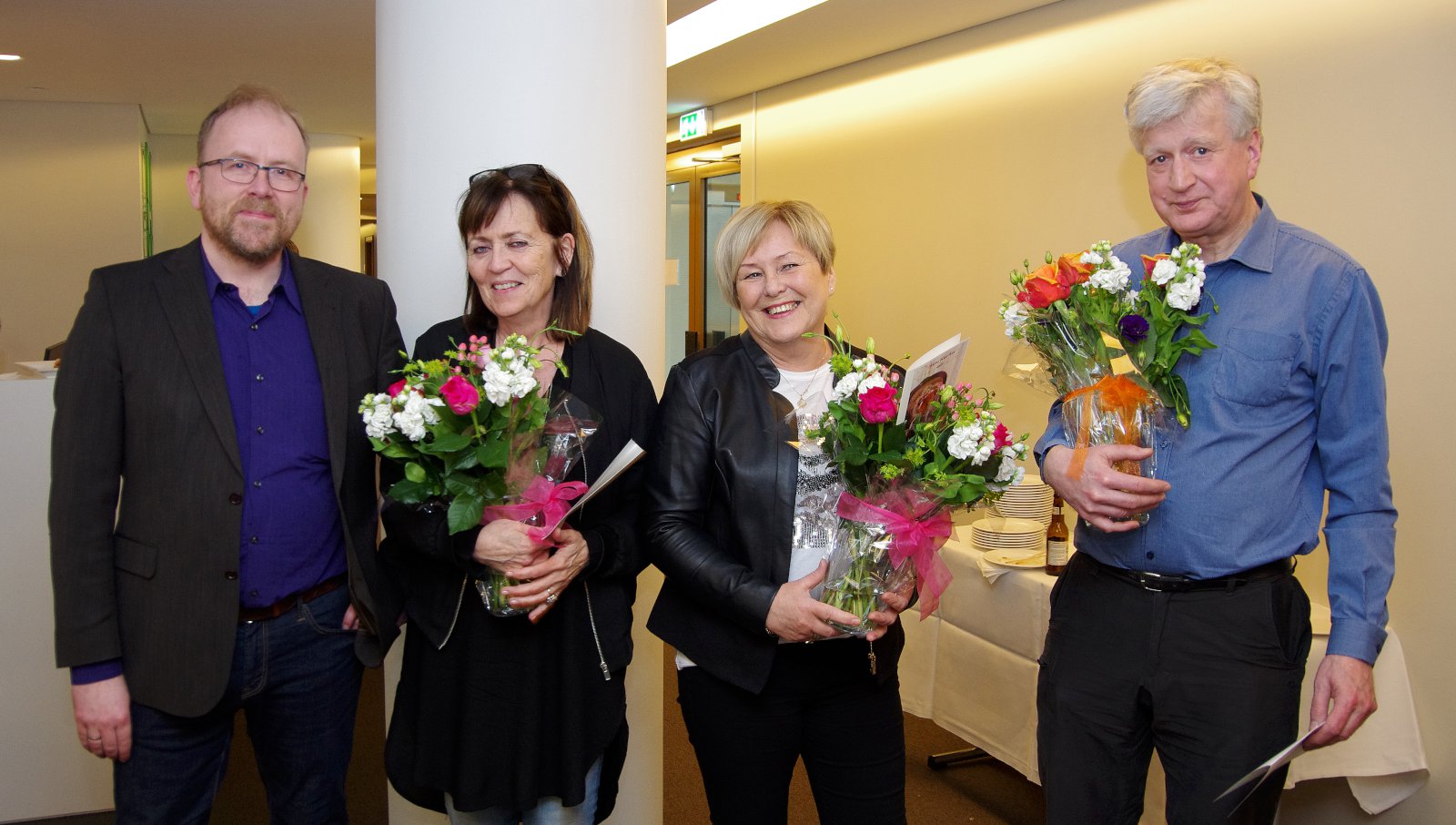 Samanlagt með 110 ára reynslu af störfum í þágu bænda