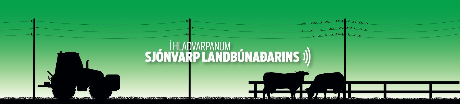 Nýr sjónvarpsþáttur um landbúnað hefst í kvöld