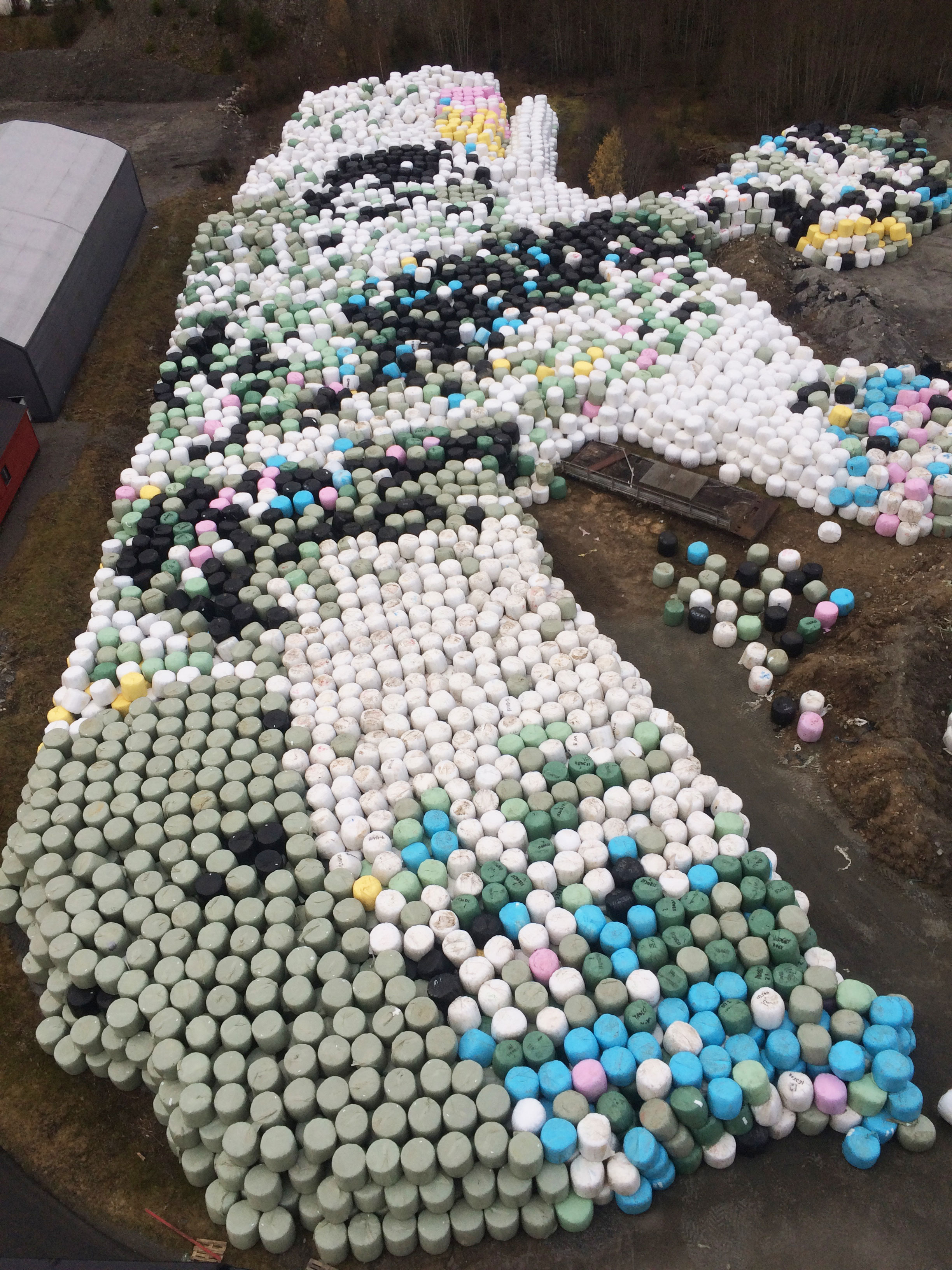 Erfitt að selja íslenskar heyrúllur