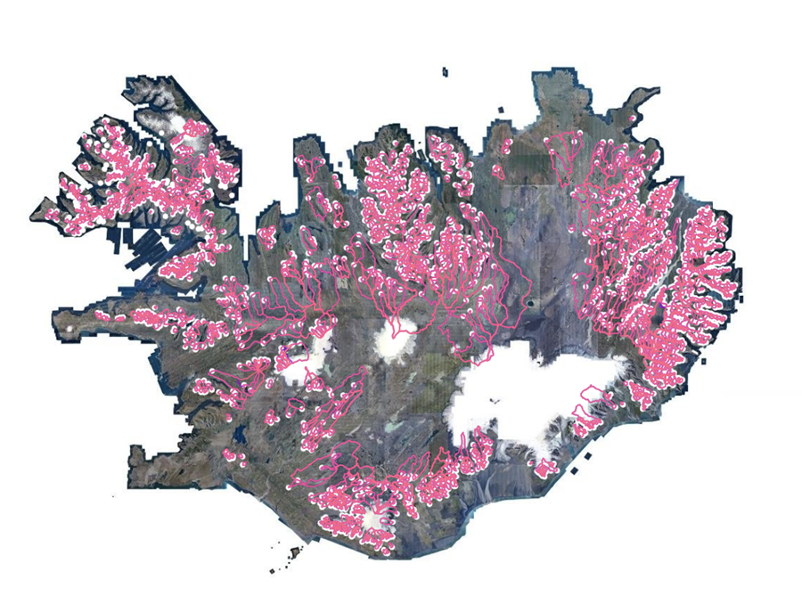 Á kortasjá Orkustofnunar má sjá á einum stað allar skráðar virkjanir, heimarafstöðvar og virkjanakosti yfir 100 kW. Hér má sjá smávirkjanakosti, vatnasvið í heild og vatnasvið. Þegar skoðað er í kortasjánni má jafnframt sjá inntakspunkta. 