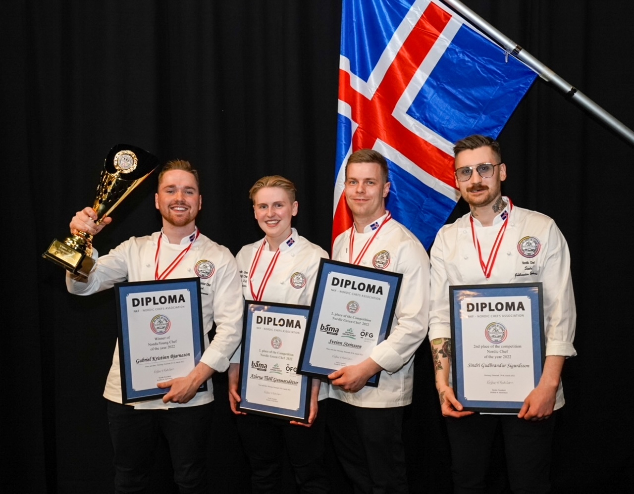 Röðuðu sér í efstu sætin  í öllum keppnisflokkum