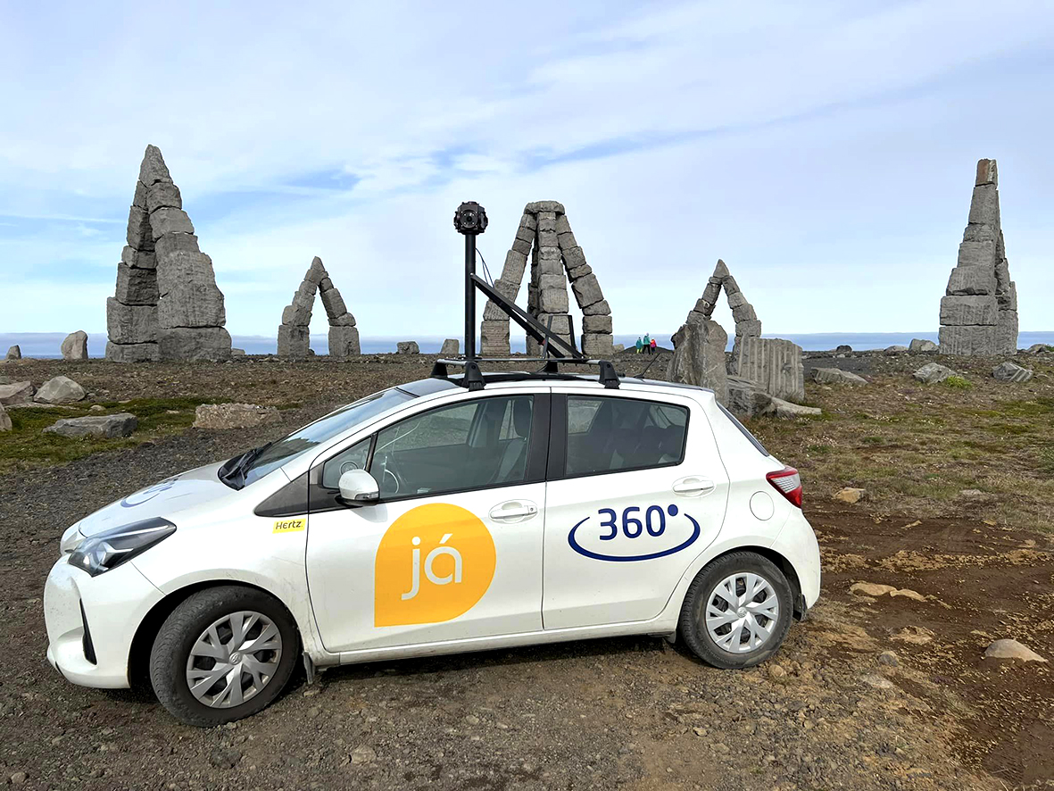 Myndað fyrir kortavefinn