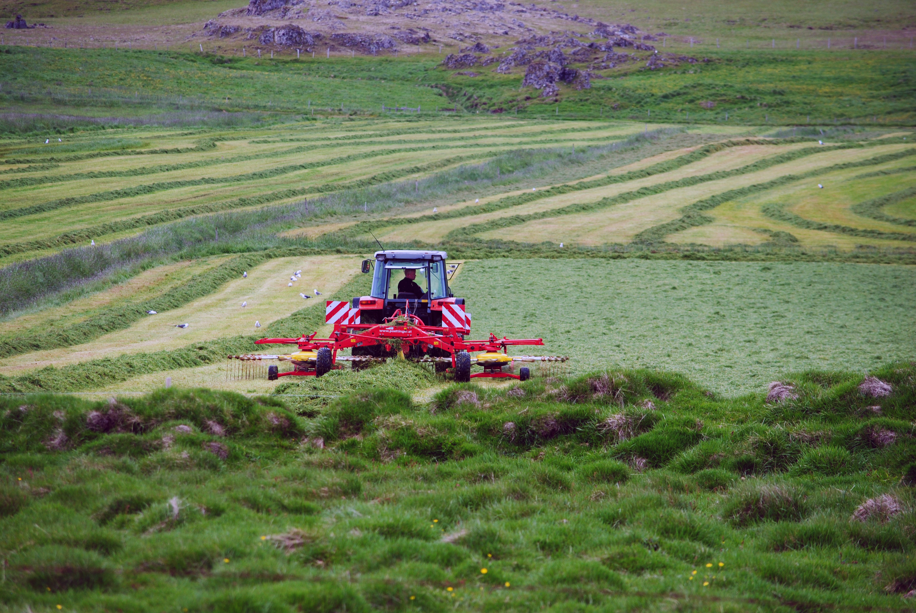 Heyskapur gengur ýmist glimrandi vel eða afleitlega