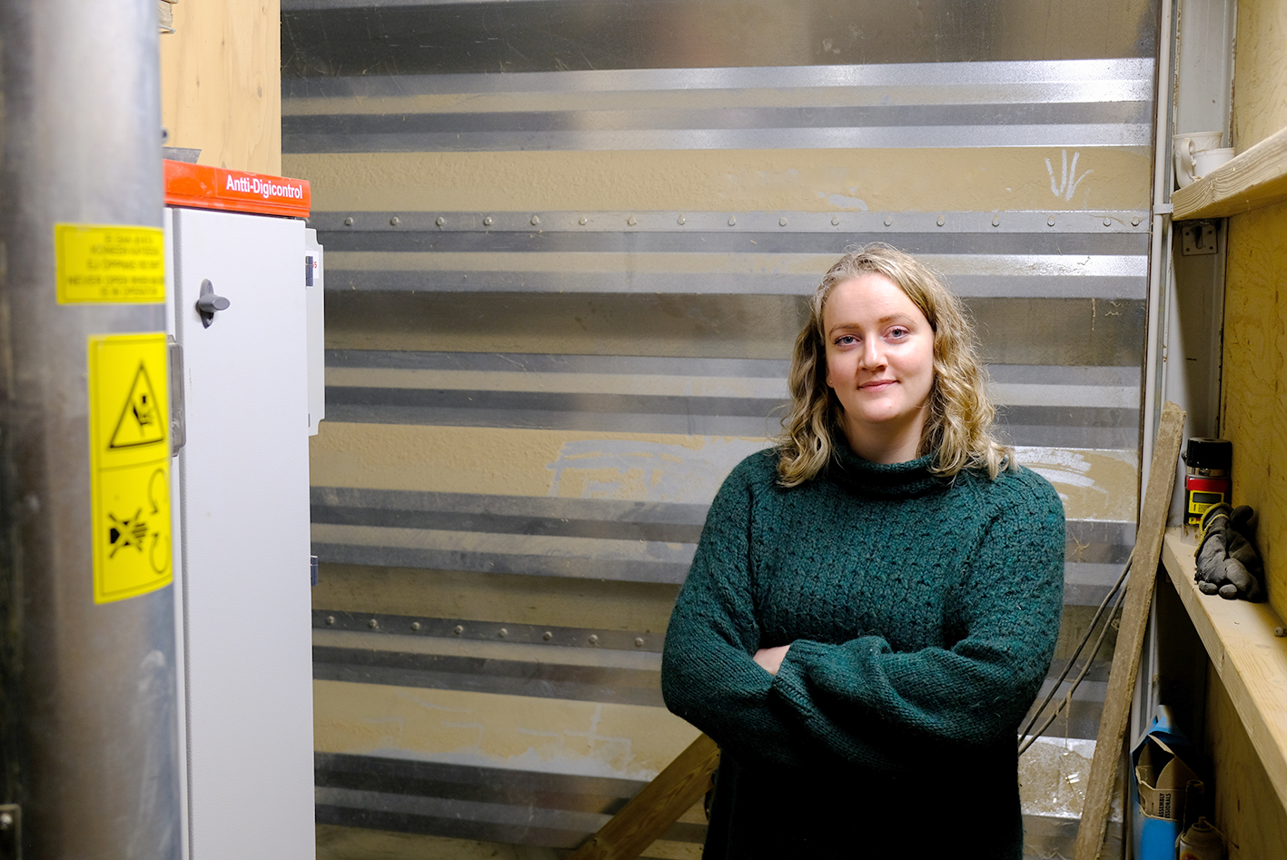 Þurrkun á korni gekk vel