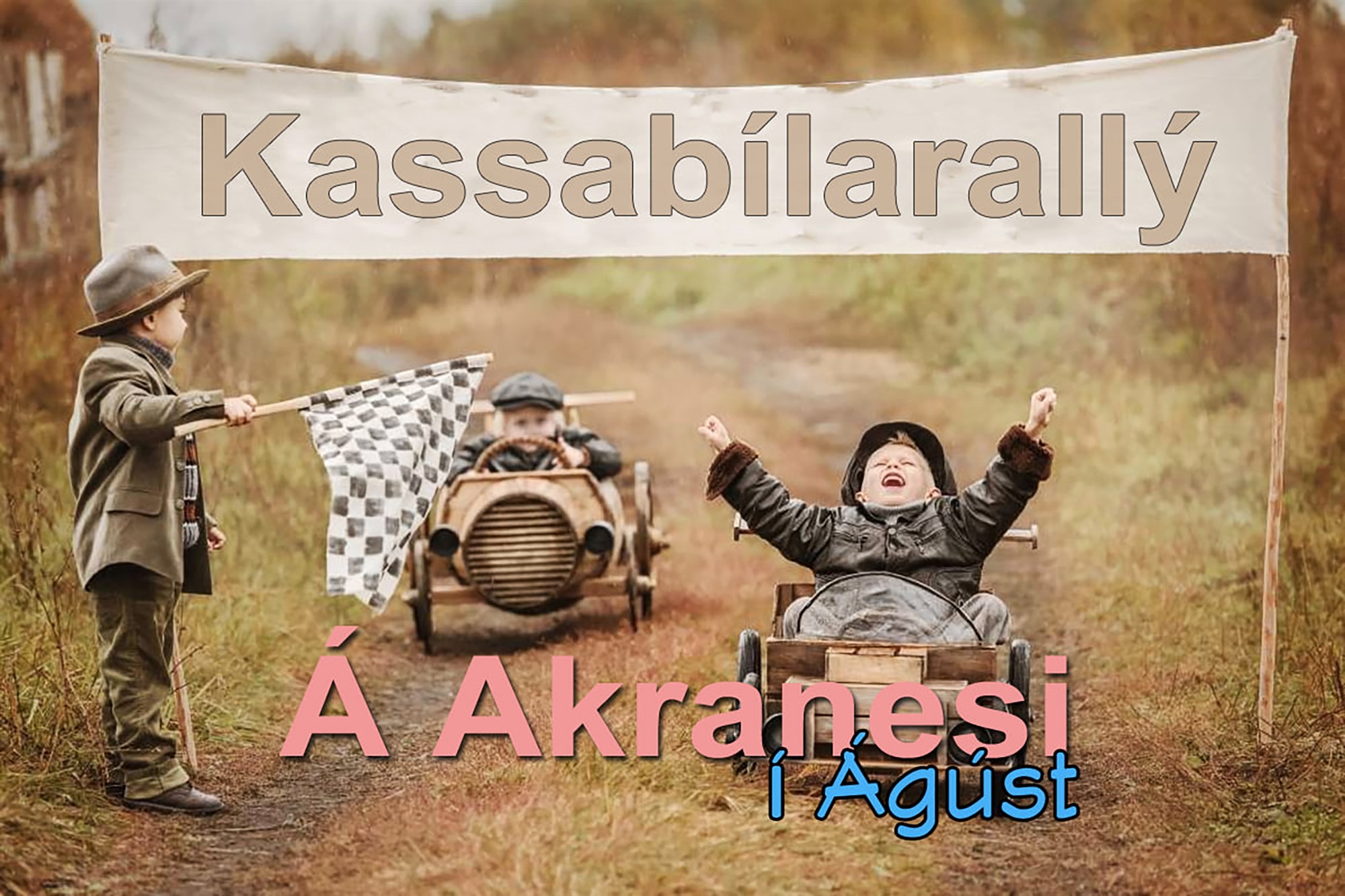 Kassabílarallí á Akranesi