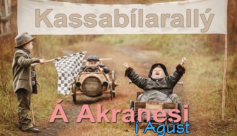 Kassabílarallí á Akranesi