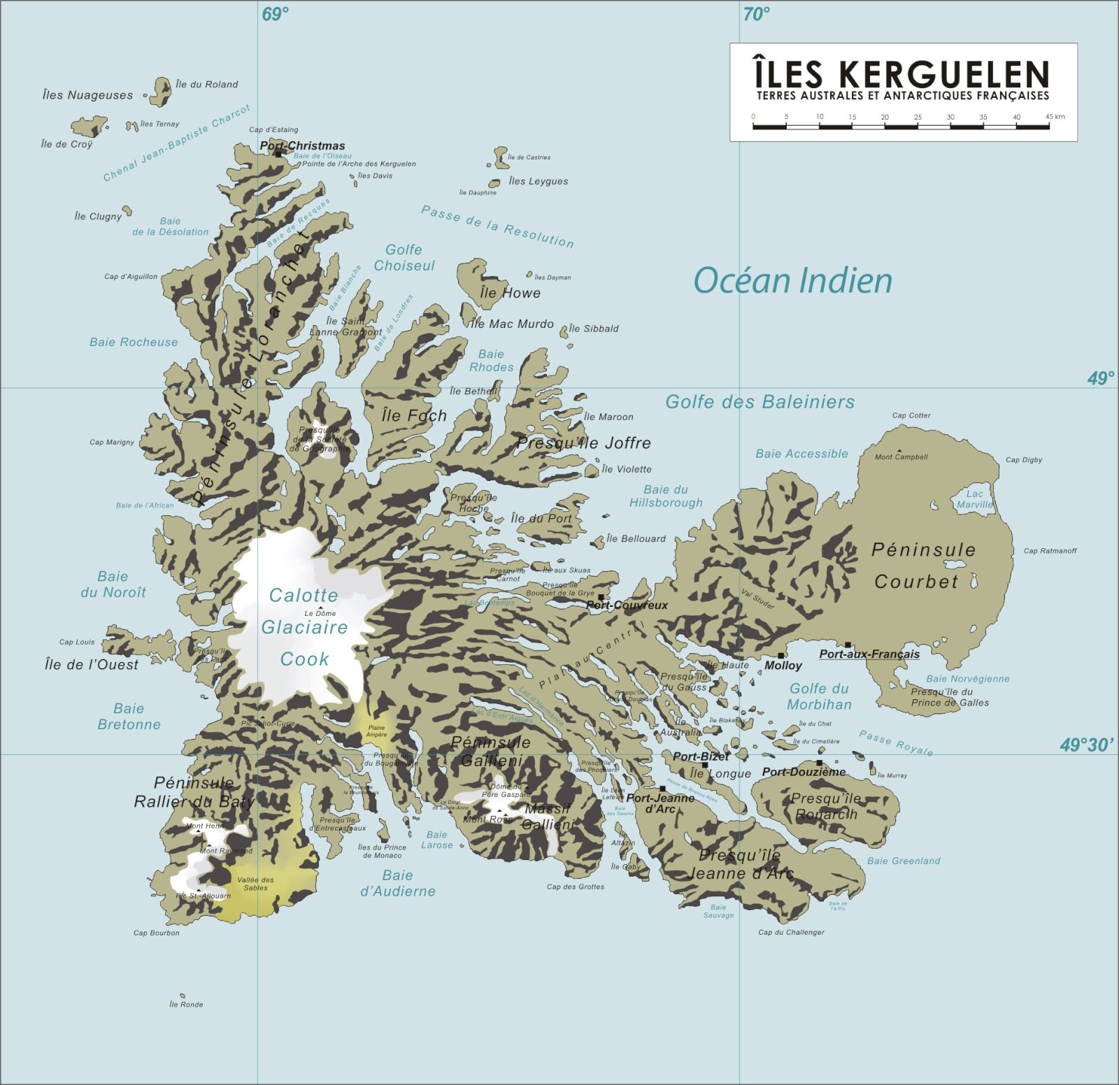 Kerguelen – kál, kindur og kanínur