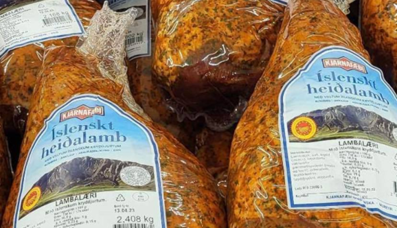 Upprunavísun á vörur frá Kjarnafæði