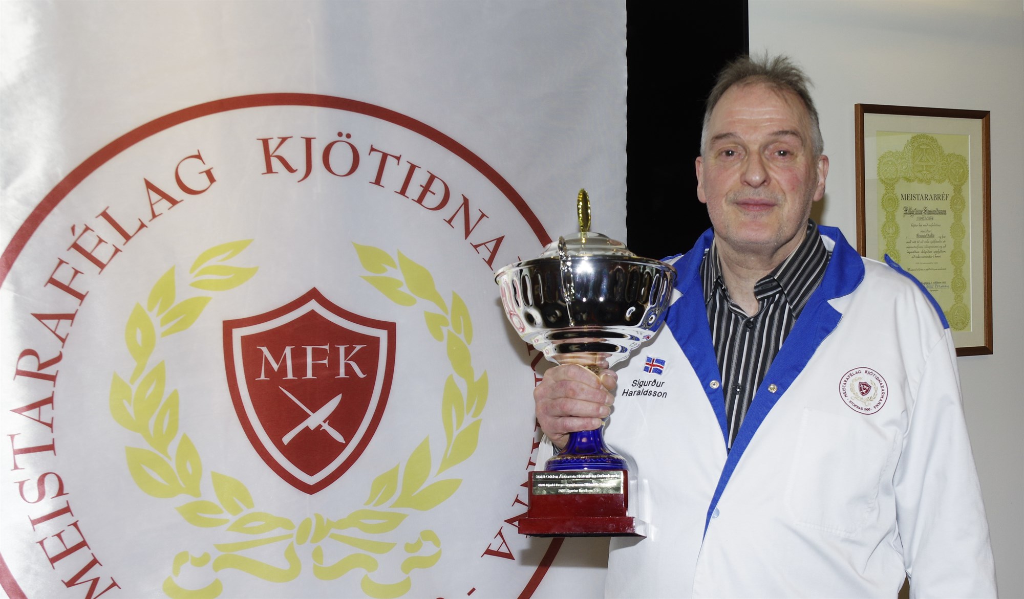 Sigurður Haraldsson í Pylsumeistaranum er kjötmeistari Íslands 2022