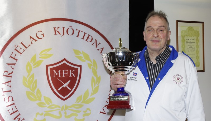 Sigurður Haraldsson í Pylsumeistaranum er kjötmeistari Íslands 2022