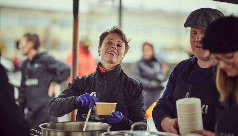 Um fimm þúsund kjötsúpuskammtar runnu ljúflega ofan í landsmenn
