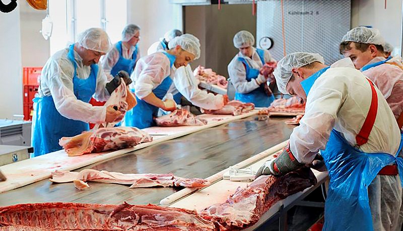 Kórónasmit frá farandverkafólki í þýskum sláturhúsum