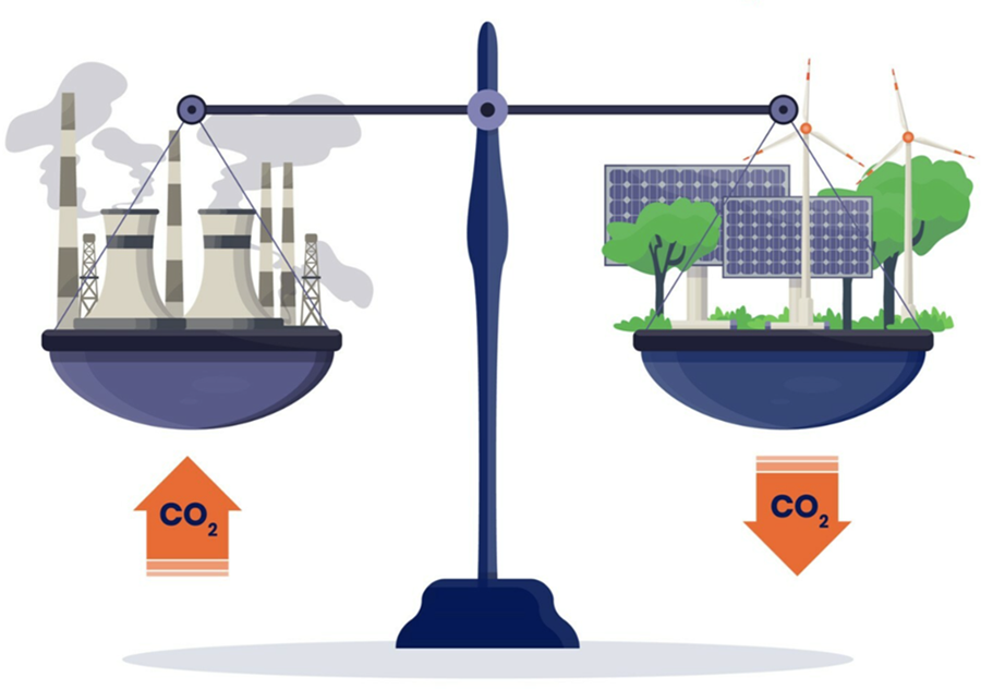 Kolefniseining er fasti sem útleggst bæði sem þyngdareiningin „tonn af kolefni“ og rúmmálseiningin „rúmmetri af kolefni“. 1 kolefniseining = 1 tonn af CO2-jöfnun.