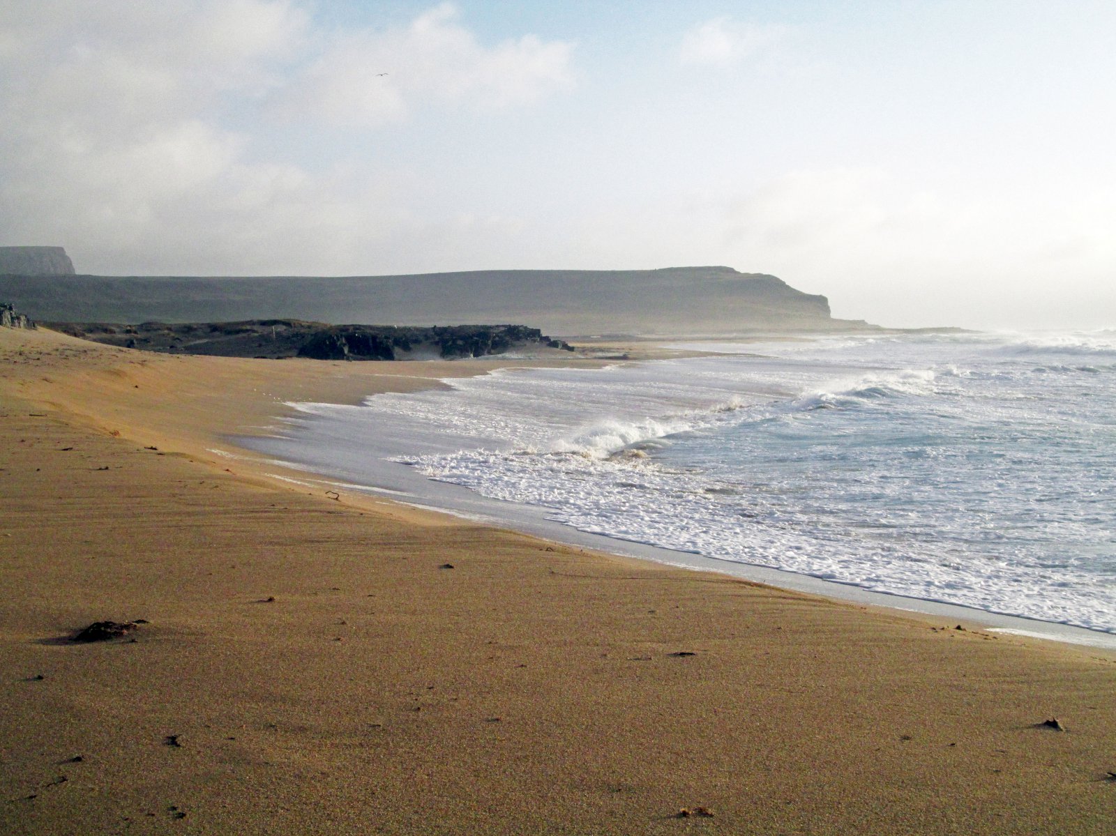 Ofbeit í sjó veldur spjöllum á landi
