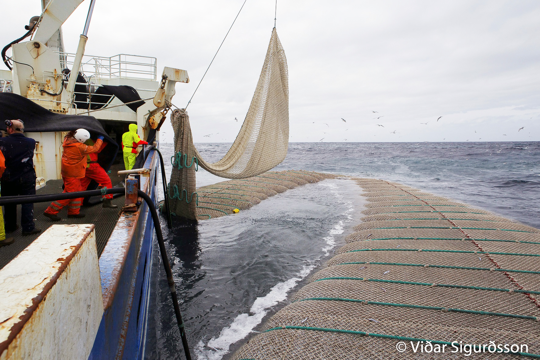 Um 10% aflaverðmæta utan lögsögu