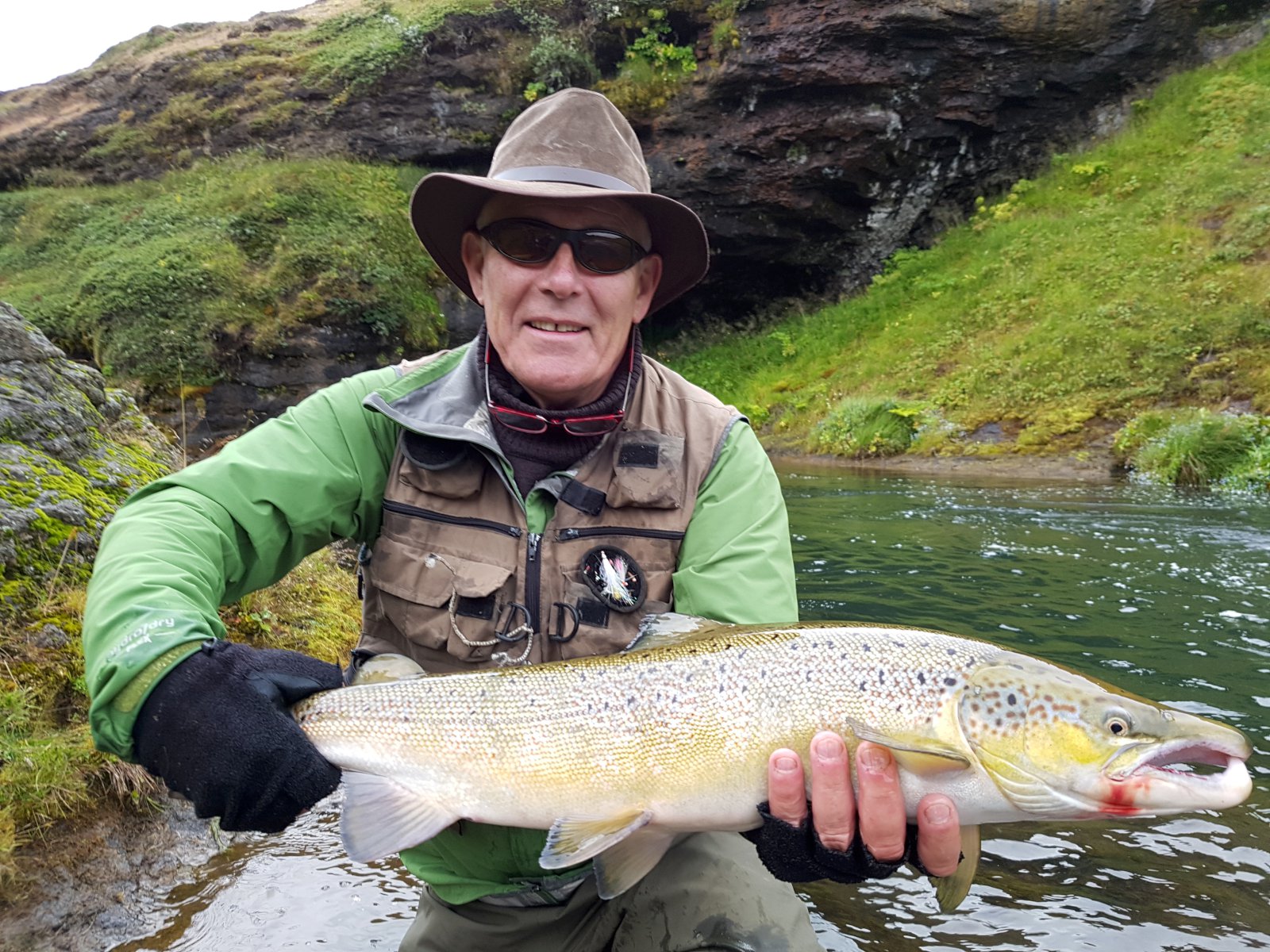 Menn voru ánægðir með Mýrarkvísl