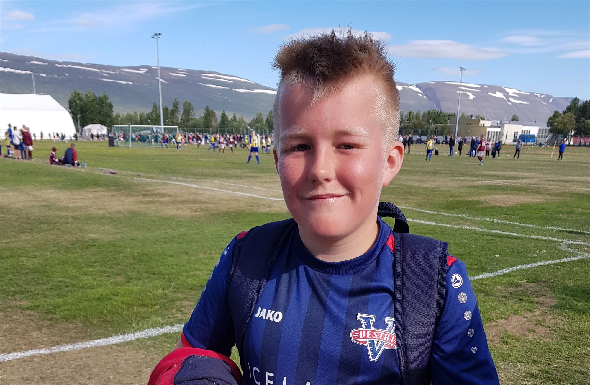 Fór í eina af bröttustu vatnsrennibrautum á Tenerife