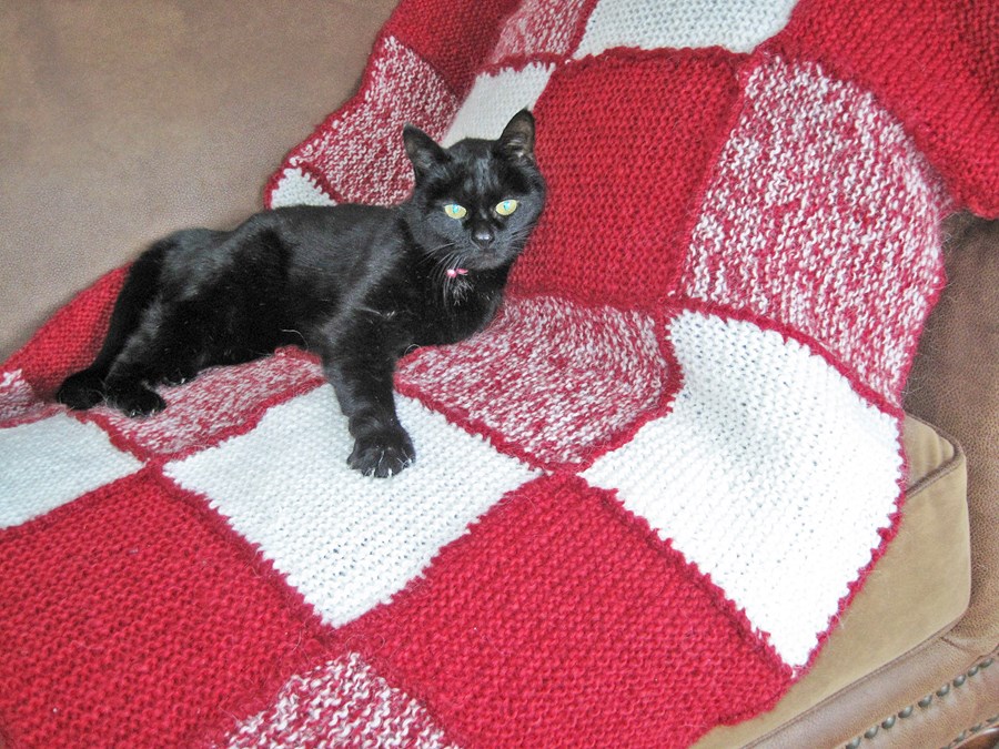 Kúruteppi úr lopa og mohair