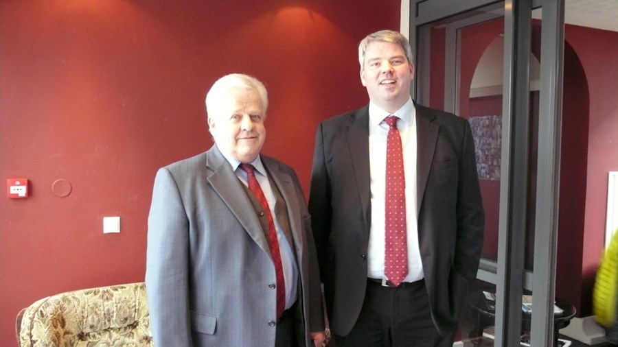 Sveinn Runólfsson landgræðslustjóri og Sindri Sigurgeirsson formaður Bændasamtaka Íslands.