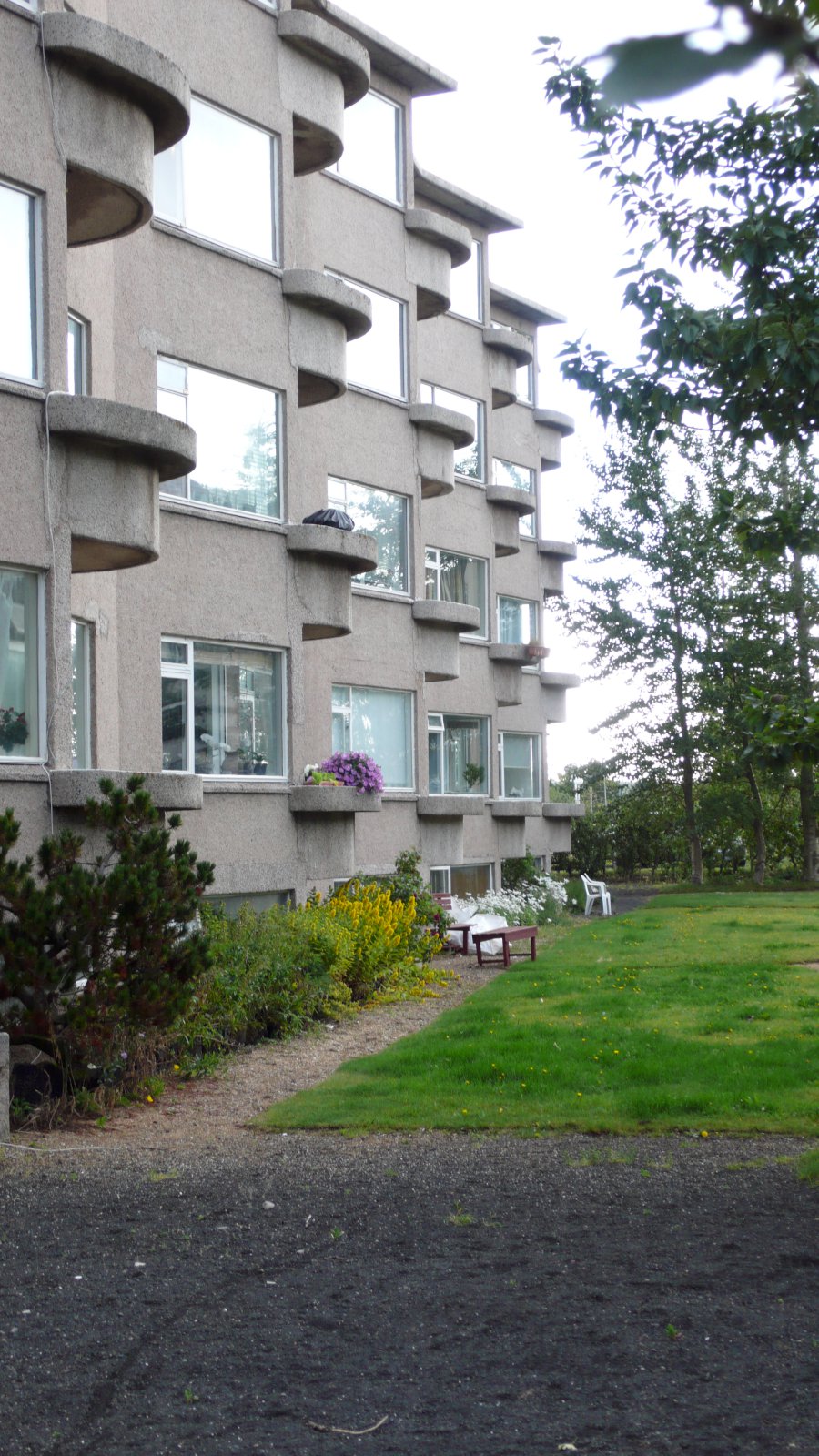 Lífrænt umhverfi fjölbýlishúsa