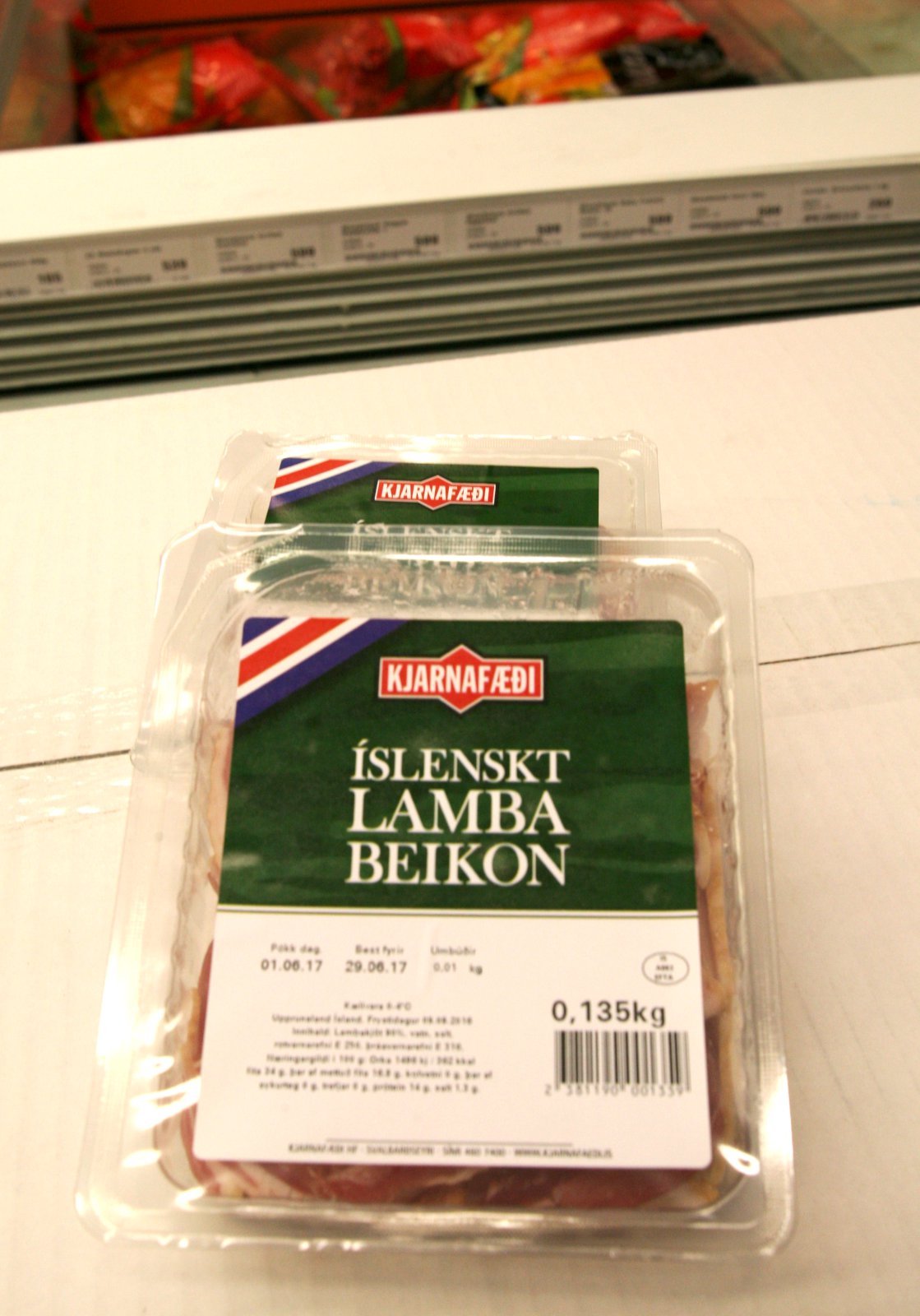 Lambabeikon í búðir