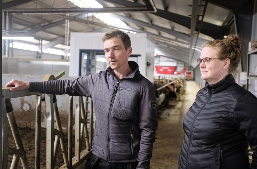 Bændurnir í Lambhaga, Ómar Helgason og Margrét Harpa Guðsteinsdóttir, komu inn í verkefnið í byrjun árs 2021 með blandaðan búskap.