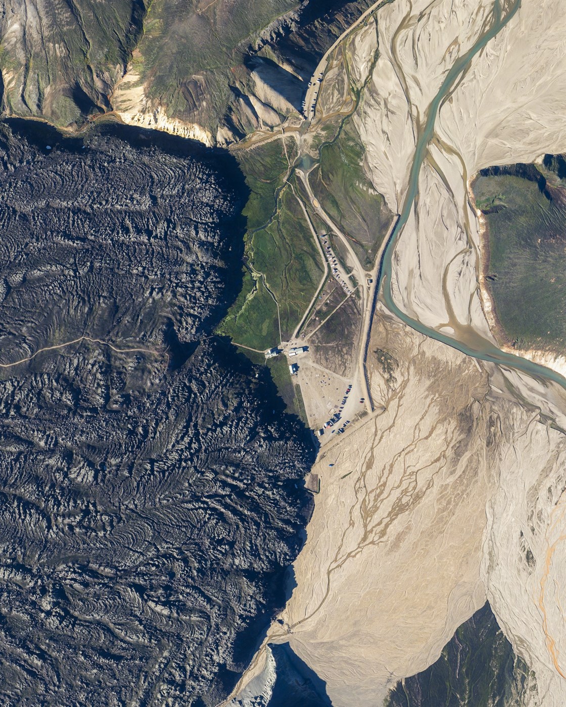 Landmannalaugar í myndagetraun blaðsins