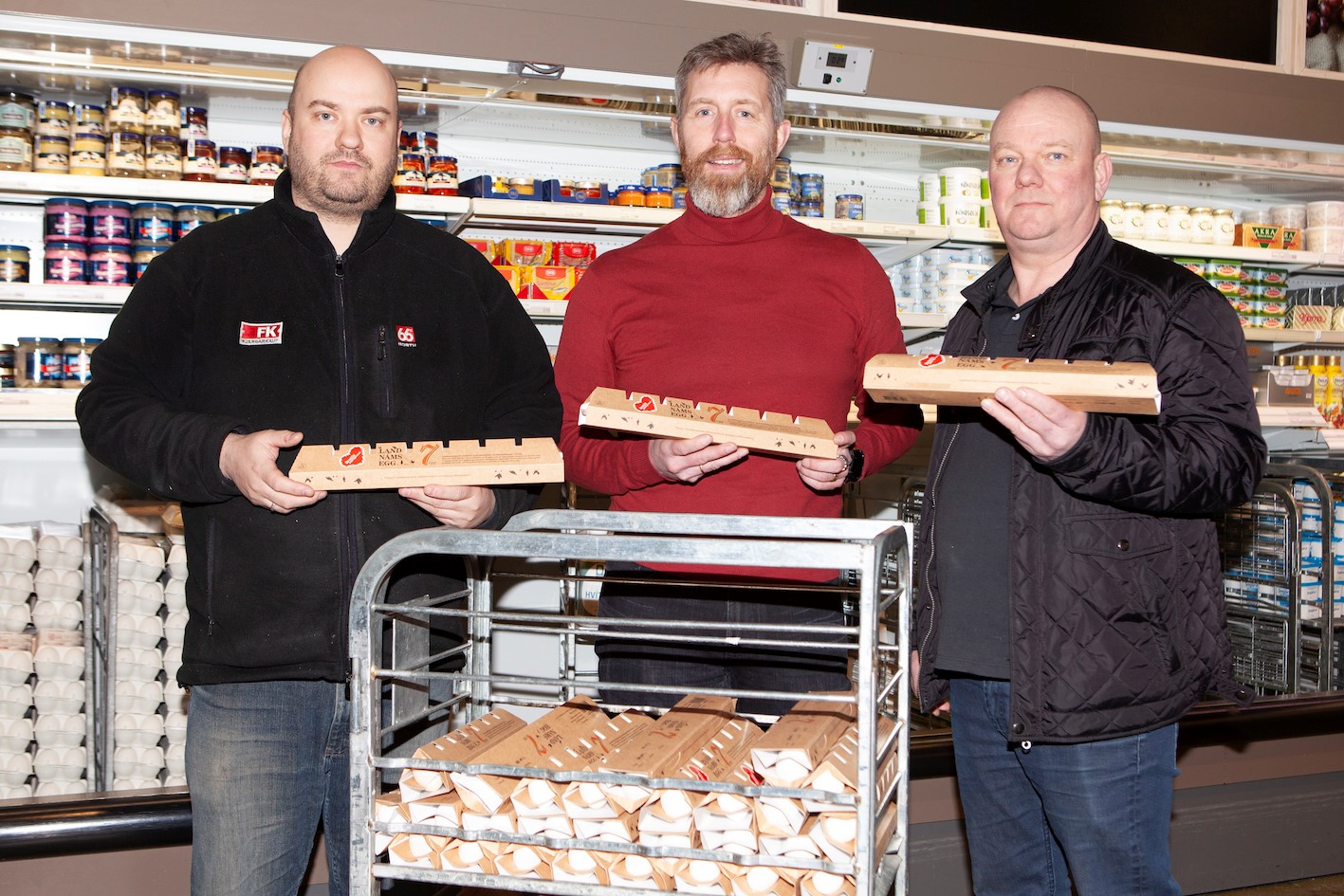 Landnámseggin streyma frá Hrísey