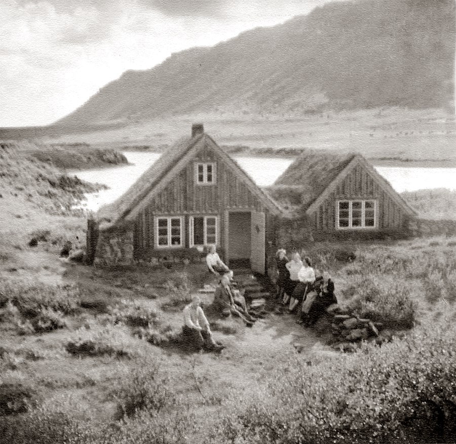 Laxabakki, Mynd frá 1944