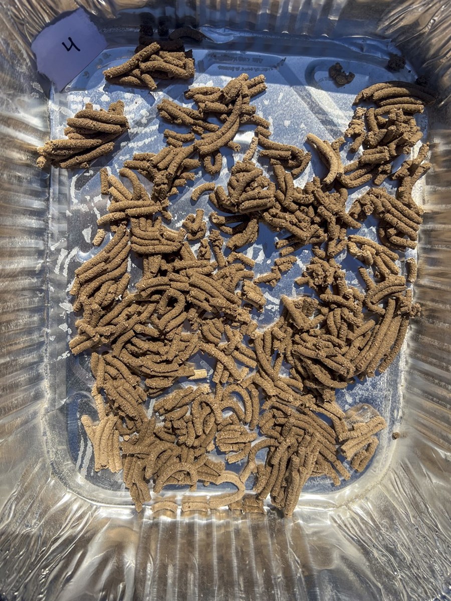 Með því að blanda saman setleir úr Hagavatni og laxamykju er hægt að fá þurrefnisríkan áburð fyrir tún. 