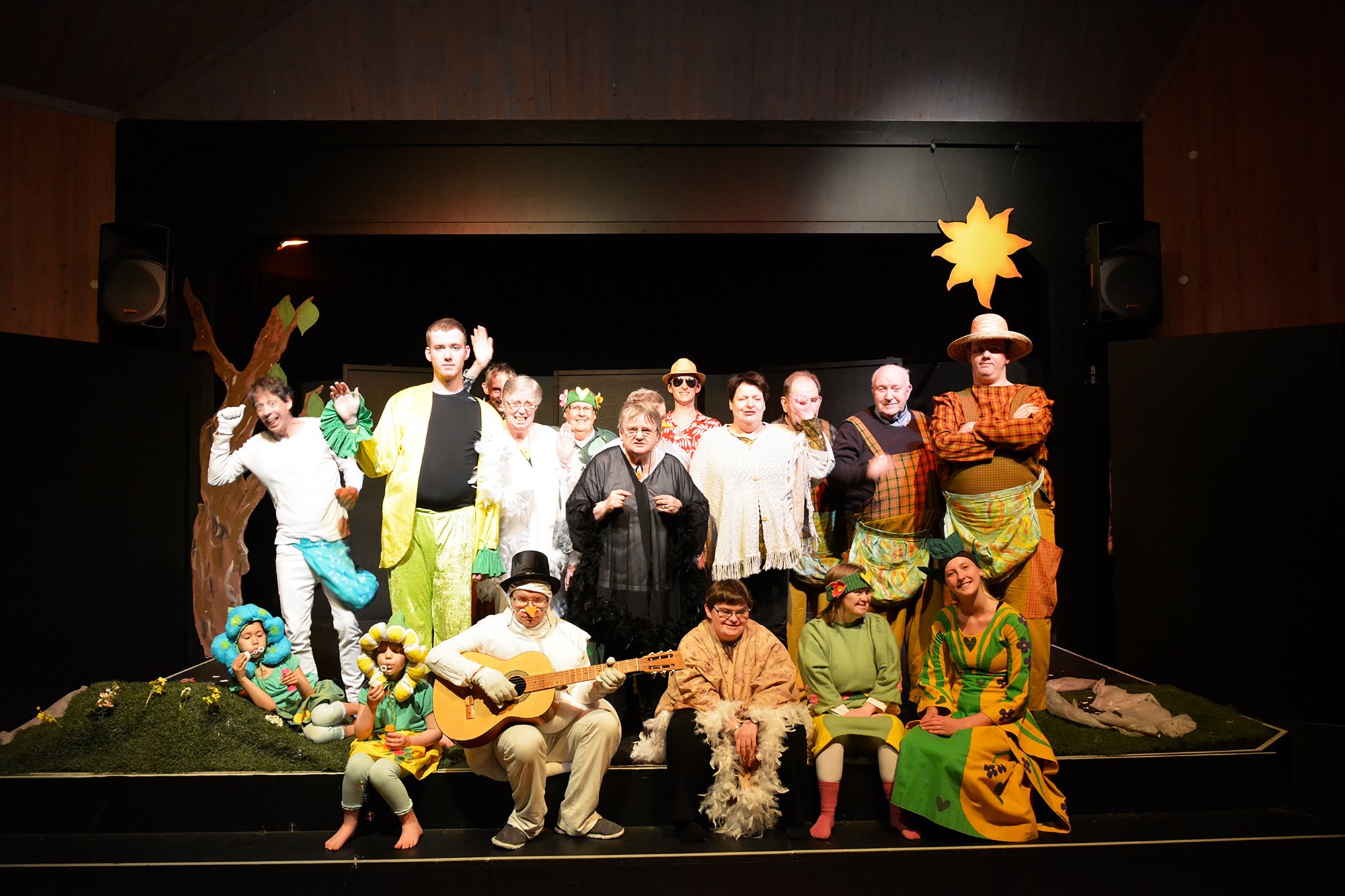 Leikfélag Sólheima er alltaf í stuði!