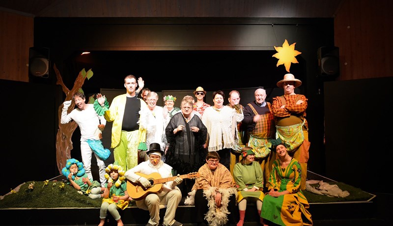 Leikfélag Sólheima er alltaf í stuði!