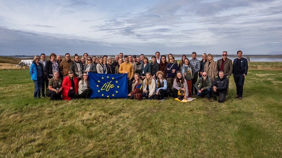 Fyrsti vinnufundur Peatland LIFEline.is-verkefnisins var haldinn á Hvanneyri í Borgarfirði í áliðnum september. Þar voru línurnar lagðar og rætt um skipulag af um fimmtíu þátttakendum. 