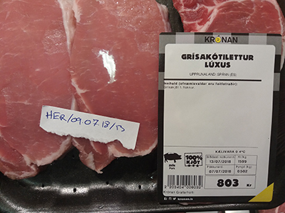 Grunur um salmonellu í spænsku svínakjöti