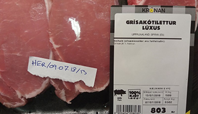 Grunur um salmonellu í spænsku svínakjöti