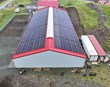 Orkuver á þaki reiðhallarinnar